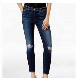 NWOT 7 for all mankind ankle gwenevere jeans 32